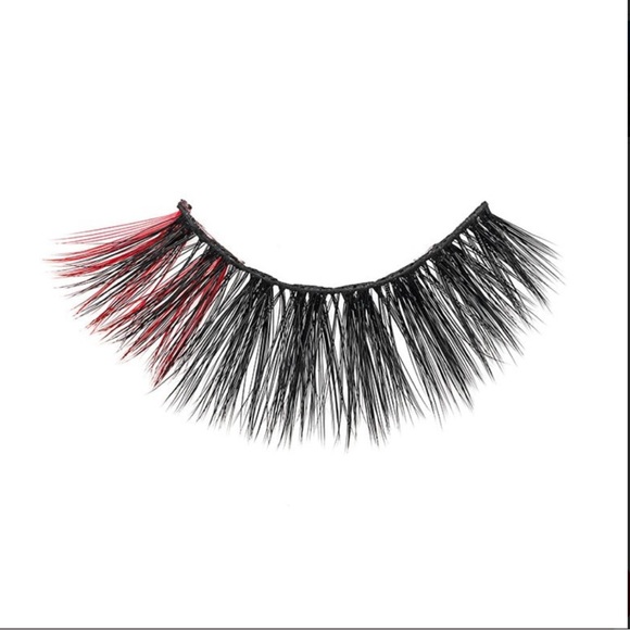 Friday the 13th Lashes in Black & Red by Glamlite - Picture 6 of 6